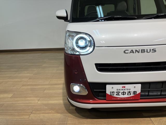 ムーヴキャンバスストライプスＧターボ　届出済未使用車　サポカーＳワイド適合Ｒ７／８登録・届出済未使用車・ターボエンジン・純正メモリーナビ・バックカメラ・全車速追従機能クルーズコントロールＡＣＣ・両側電動スライドドア・シートヒーター・衝突回避軽減ブレーキ・誤発進抑制機能（大阪府）の中古車