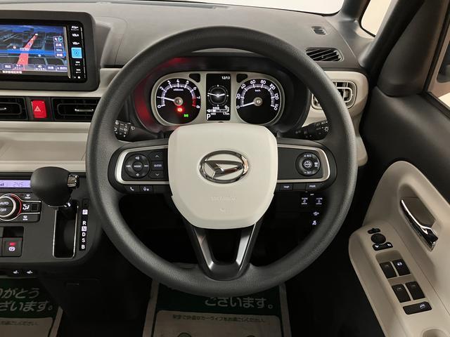 ムーヴキャンバスストライプスＧターボ　届出済未使用車　サポカーＳワイド適合Ｒ７／８登録・届出済未使用車・ターボエンジン・純正メモリーナビ・バックカメラ・全車速追従機能クルーズコントロールＡＣＣ・両側電動スライドドア・シートヒーター・衝突回避軽減ブレーキ・誤発進抑制機能（大阪府）の中古車