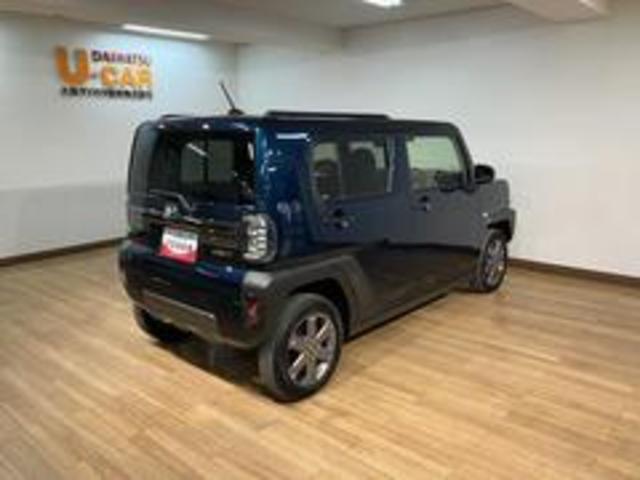 タフトＧターボ　ダーククロムベンチャー／弊社元試乗車／Ｂカメラ対応サポカーＳワイド適合　スカイフィールトップ　アダプティブクルーズコントロール　ＬＥＤヘッド／フォグ　前席シートヒーター　キーフリー　電動パーキングブレーキ　バックカメラ　１５インチアルミホイール（大阪府）の中古車