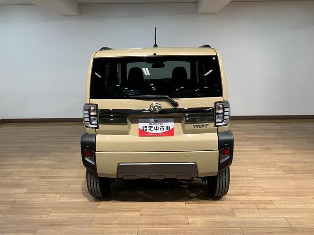 タフトGターボ ダーククロムベンチャー 弊社元試乗車/Dオーディオスカイフィールトップ アダプティブクルーズコントロール LEDヘッド/フォグ パノラマカメラ ETC 運/助シートヒーター キーフリー 電動パーキングブレーキ 15インチアルミホイール(大阪府)の中古車