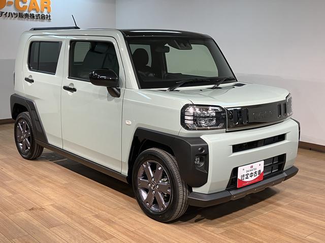 タフトＧターボ　クロムベンチャー　Ｒ７年式／バックカメラ対応スカイフィールトップ　アダプティブクルーズコントロール　ＬＥＤヘッド／フォグ　運／助シートヒーター　プッシュボタンスタート　キーフリー　電動パーキングブレーキ　バックカメラ　１５インチアルミホイール（大阪府）の中古車