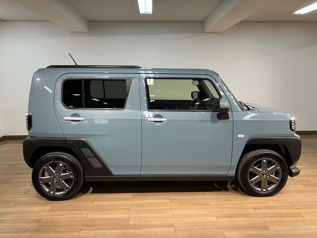 タフトＧターボ　Ｒ７年式／バックカメラ対応／ＡＣＣ／走行２１ｋｍスカイフィールトップ　アダプティブクルーズコントロール　ＬＥＤヘッド／フォグ　運／助シートヒーター　プッシュボタンスタート　キーフリー　電動パーキングブレーキ　バックカメラ　１５インチアルミホイール（大阪府）の中古車