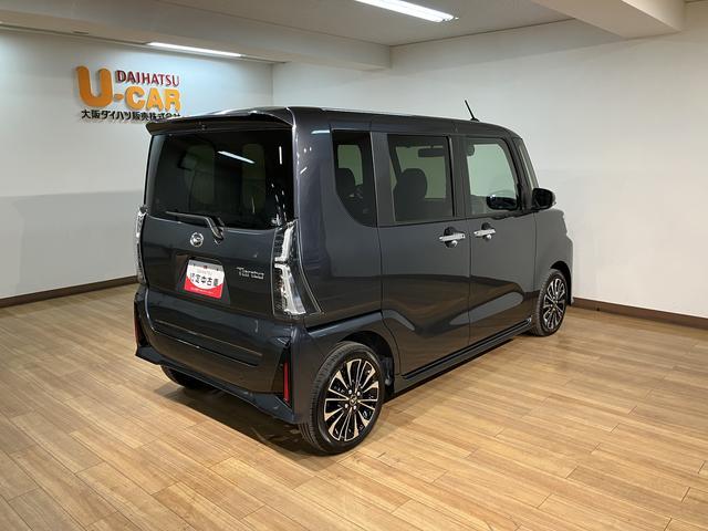 タントカスタムＲＳリミテッド　Ｒ７年式／ＡＣＣ／ＥＴＣ／ターボターボ　スマートアシスト　バックカメラ　両側リヤパワースライドドア　プッシュボタンエンジンスタート　シートヒーター　ＬＥＤヘッドライト　アルミホイール　オートエアコン　オートライト　ＡＢＳ（大阪府）の中古車