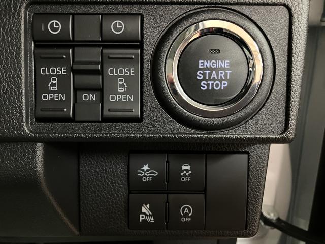 ムーヴキャンバスストライプスＧ　Ｒ７年式／ナビ／バックカメラ／走行１２ｋｍサポカーＳワイド適合　バックカメラ対応　ＵＳＢ接続端子　電動パーキングブレーキ　シートヒーター　両側オートスライドドア　Ｐスタート　ホッとカップホルダー　キーフリー（大阪府）の中古車