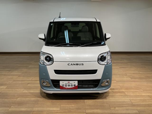 ムーヴキャンバスストライプスＧターボ　Ｒ７年式／２５年モデルナビ／Ｂカメラ走行無制限１年保証　両側電動スライドドア　アダプティブクルーズコントロール　前後コーナーセンサー　前席シートヒーター　ホッとカップホルダー　オートマチックハイビーム　ＬＥＤヘッドライト　スマートキー（大阪府）の中古車