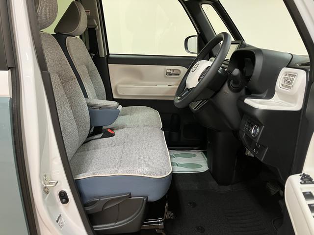 ムーヴキャンバスストライプスＧターボ　Ｒ７年式／２５年モデルナビ／Ｂカメラ走行無制限１年保証　両側電動スライドドア　アダプティブクルーズコントロール　前後コーナーセンサー　前席シートヒーター　ホッとカップホルダー　オートマチックハイビーム　ＬＥＤヘッドライト　スマートキー（大阪府）の中古車