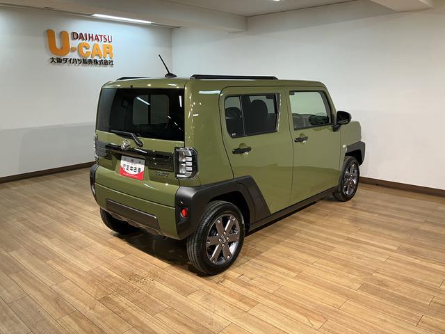 タフトＧ　ダーククロムベンチャー　Ｒ７年式／ＡＣＣ／ガラスルーフスカイフィールトップ　アダプティブクルーズコントロール　ＬＥＤヘッド／フォグ　運／助シートヒーター　プッシュボタンスタート　キーフリー　電動パーキングブレーキ　バックカメラ　１５インチアルミホイール（大阪府）の中古車