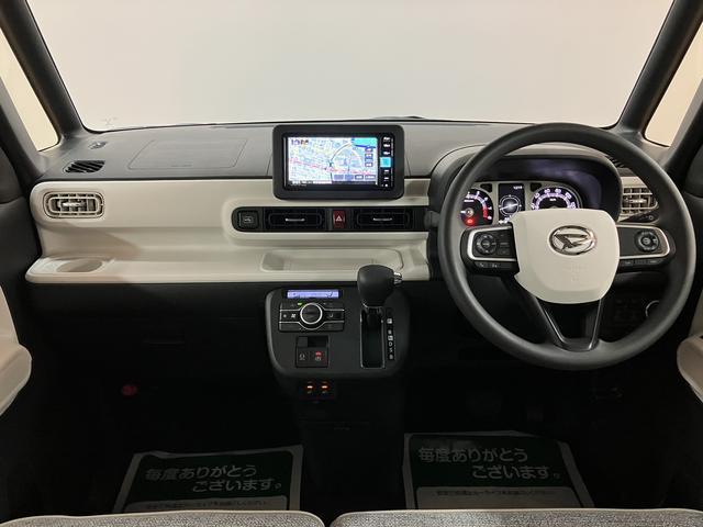 ムーヴキャンバスストライプスGターボ R7年式/25年モデルナビ/BカメラR7年式/走行27キロ/新車保証/カーナビ/バックカメラ/両側電動スライドドア/クルーズコントロール/コーナーセンサー/前席シートヒーター//LEDヘッドライト/両側電動スライドドア/キーフリー/(大阪府)の中古車