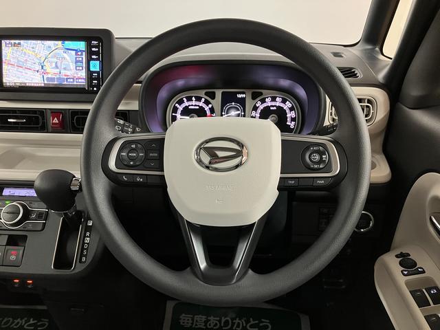 ムーヴキャンバスストライプスGターボ R7年式/25年モデルナビ/BカメラR7年式/走行27キロ/新車保証/カーナビ/バックカメラ/両側電動スライドドア/クルーズコントロール/コーナーセンサー/前席シートヒーター//LEDヘッドライト/両側電動スライドドア/キーフリー/(大阪府)の中古車