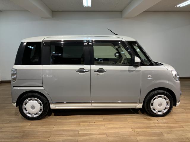 ムーヴキャンバスＧメイクアップＶＳ　ＳＡIII　純正ナビ／パノラマ／ドラレコナビ（ＮＭＺＫ−Ｗ７１Ｄ）／パノラマモニター／前後ドラレコ／ＥＴＣ／キーフリー／両側パワースライドドア／ＬＥＤヘッドライト／令和３年式／走行３．４万キロ／車検整備付き（大阪府）の中古車