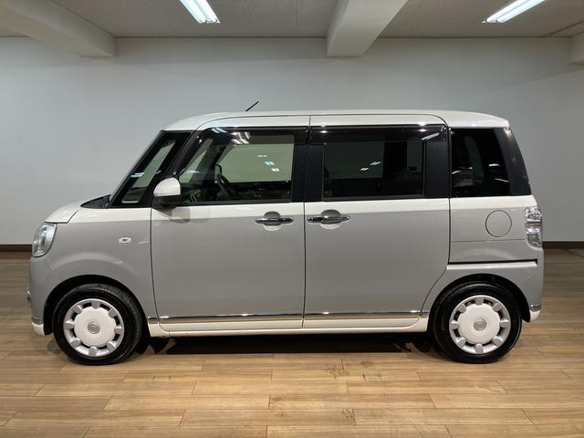 ムーヴキャンバスＧメイクアップＶＳ　ＳＡIII　純正ナビ／パノラマ／ドラレコナビ（ＮＭＺＫ−Ｗ７１Ｄ）／パノラマモニター／前後ドラレコ／ＥＴＣ／キーフリー／両側パワースライドドア／ＬＥＤヘッドライト／令和３年式／走行３．４万キロ／車検整備付き（大阪府）の中古車