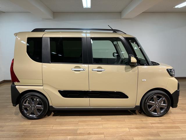 タントファンクロスターボリミテッド　Ｒ７年式／ＡＣＣ／ＥＴＣ衝突被害軽減ブレーキ　コーナーセンサー　バックカメラ（ナビ装着時用）　両側電動スライドドア　前席シートヒーター　電動パーキングブレーキ　ＬＥＤ　オートライト　オートエアコン　スマートキー　エコアイドル（大阪府）の中古車