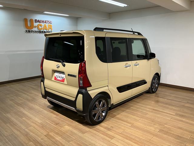 タントファンクロスターボリミテッド　Ｒ７年式／ＡＣＣ／ＥＴＣ衝突被害軽減ブレーキ　コーナーセンサー　バックカメラ（ナビ装着時用）　両側電動スライドドア　前席シートヒーター　電動パーキングブレーキ　ＬＥＤ　オートライト　オートエアコン　スマートキー　エコアイドル（大阪府）の中古車