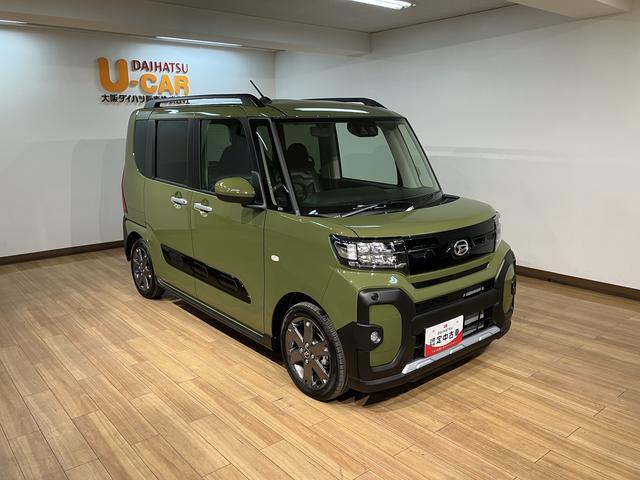 タントファンクロスターボリミテッド　ナビ／Ｂカメラ／ＥＴＣ／ＡＣＣターボ　スマートアシスト　バックカメラ　両側リヤパワースライドドア　プッシュボタンエンジンスタート　シートヒーター　ＬＥＤヘッドライト　アルミホイール　オートエアコン　オートライト　ＡＢＳ（大阪府）の中古車