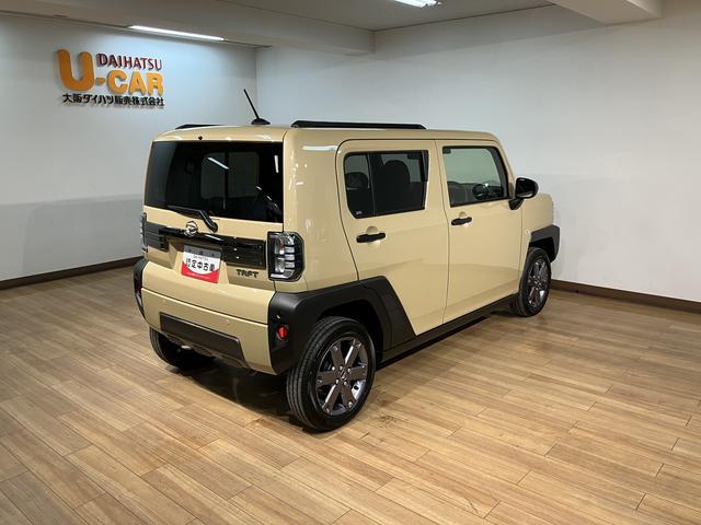 タフトGターボ ダーククロムベンチャー R7年式/ACC/Bカメラスカイフィールトップ アダプティブクルーズコントロール LEDヘッド/フォグ 運/助シートヒーター プッシュボタンスタート キーフリー 電動パーキングブレーキ バックカメラ 15インチアルミホイール(大阪府)の中古車