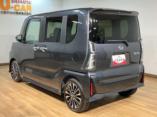 タントカスタムＲＳリミテッド　Ｒ７年式／スマートクルーズパックターボ　ＡＣＣ　ＥＴＣ　スマートアシスト　バックカメラ　両側リヤパワースライドドア　プッシュボタンエンジンスタート　シートヒーター　ＬＥＤヘッドライト　アルミホイール　オートエアコン　オートライト（大阪府）の中古車