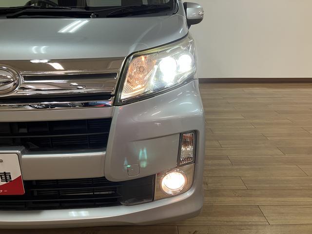 ムーヴカスタム　Ｘ　認定中古車　ワンオーナー禁煙車純正メモリーナビ（ワンセグ）・ＬＥＤヘッドライト／フォグランプ・プッシュスタート・オートエアコン・電動格納ドアミラー・・ベンチシート・運転席シートリフト機能・エコアイドル・１４インチアルミホイール（大阪府）の中古車