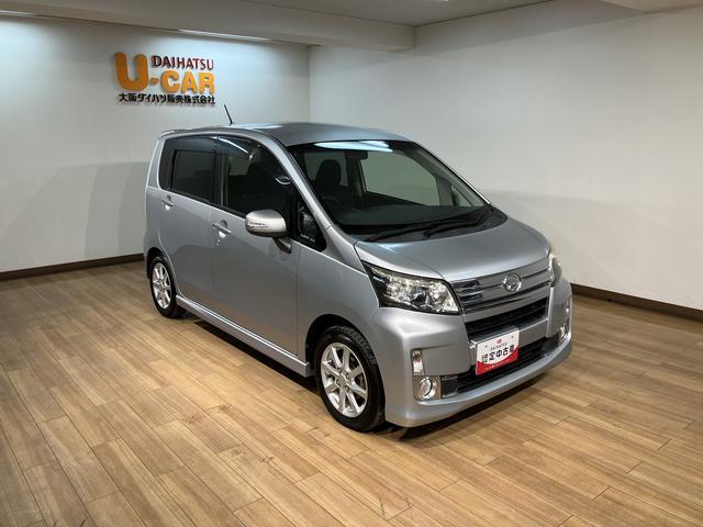 ムーヴカスタム　Ｘ　認定中古車　ワンオーナー禁煙車純正メモリーナビ（ワンセグ）・ＬＥＤヘッドライト／フォグランプ・プッシュスタート・オートエアコン・電動格納ドアミラー・・ベンチシート・運転席シートリフト機能・エコアイドル・１４インチアルミホイール（大阪府）の中古車