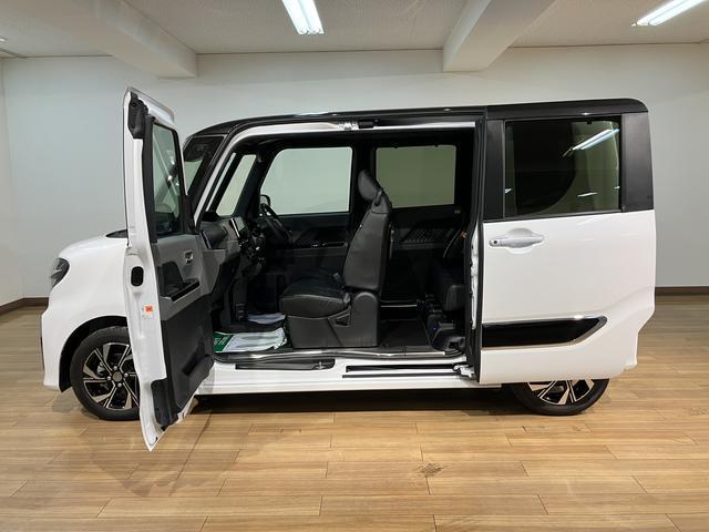 タントカスタムＸセレクション　９インチナビ／Ｂカメラ／ＦＲドラレコスマートアシスト　ＬＥＤヘッドライト／フォグ　９インチナビ　バックカメラ　オートエアコン　ＦＲドラレコ　両側電動スライドドア　前席シートヒーター　盗難防止セキュリティアラーム　アルミホイール（大阪府）の中古車