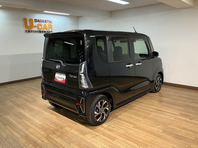 タントカスタムＸ／ナビ／バックカメラ／ＥＴＣ／前後ドラレコ１年間走行距離無制限保証／ナビゲーション／バックカメラ／ＥＴＣ／前後ドラレコ／前席シートヒーター／両側パワースライドドア／ＬＥＤヘッドライト・フォグランプ／アルミホイール／オートエアコン／キーフリー（大阪府）の中古車