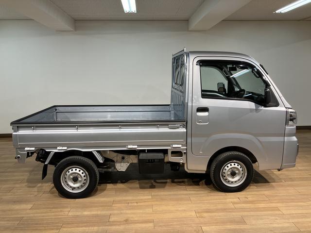 ハイゼットトラックスタンダード　サポカーＳベーシック適合　認定中古車衝突回避軽減ブレーキ・誤発進抑制機能・ＣＶＴ・ＥＴＣ車載器・Ｒ５年式・走行３．６万キロ・ＬＥＤヘッドライトフォグランプ・ＡＭ／ＦＭラジオ・前後コーナーセンサー・１２か月間／走行距離無制限保証付（大阪府）の中古車