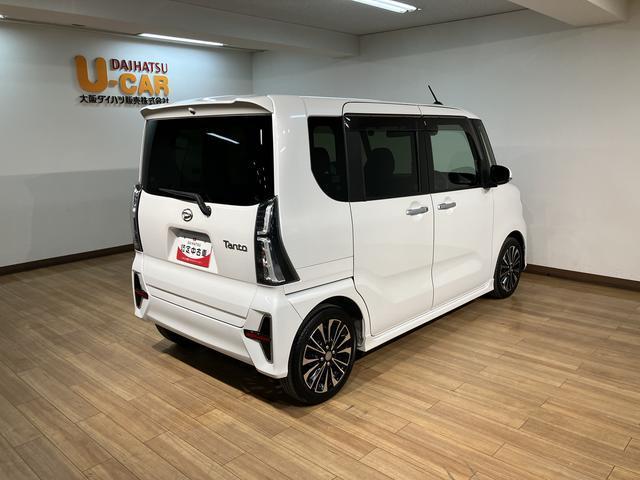 タントカスタムＲＳ　サポカーＳワイド適合　認定中古車Ｒ３年式・走行１．１万キロ・ターボエンジン・クルーズコントロール・９インチ純正ナビゲーション・全方位カメラ・ナビ連動ドライブレコーダー・ＥＴＣ車載器・両側電動スライドドア・衝突回避軽減ブレーキ（大阪府）の中古車