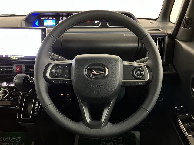 タントカスタムＲＳ　サポカーＳワイド適合　認定中古車Ｒ３年式・走行１．１万キロ・ターボエンジン・クルーズコントロール・９インチ純正ナビゲーション・全方位カメラ・ナビ連動ドライブレコーダー・ＥＴＣ車載器・両側電動スライドドア・衝突回避軽減ブレーキ（大阪府）の中古車