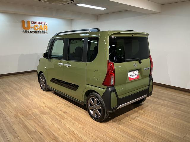 タントファンクロスターボリミテッド　Ｒ７年式／スマートクルーズＰターボ　ＡＣＣ　ＥＴＣ　スマートアシスト　バックカメラ　両側リヤパワースライドドア　プッシュボタンエンジンスタート　シートヒーター　ＬＥＤヘッドライト　アルミホイール　オートエアコン　オートライト（大阪府）の中古車