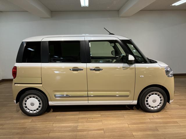 ムーヴキャンバスストライプスＧターボ　２５年モデルナビ／バックカメラ／ＡＣＣ走行無制限１年保証　両側電動スライドドア　アダプティブクルーズコントロール　前後コーナーセンサー　前席シートヒーター　ホッとカップホルダー　オートマチックハイビーム　ＬＥＤヘッドライト　スマートキー（大阪府）の中古車