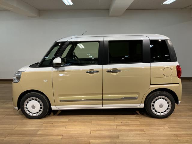 ムーヴキャンバスストライプスＧターボ　２５年モデルナビ／バックカメラ／ＡＣＣ走行無制限１年保証　両側電動スライドドア　アダプティブクルーズコントロール　前後コーナーセンサー　前席シートヒーター　ホッとカップホルダー　オートマチックハイビーム　ＬＥＤヘッドライト　スマートキー（大阪府）の中古車