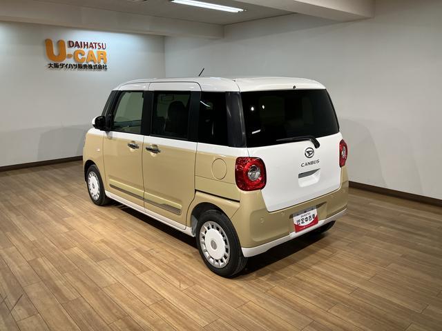 ムーヴキャンバスストライプスＧターボ　２５年モデルナビ／バックカメラ／ＡＣＣ走行無制限１年保証　両側電動スライドドア　アダプティブクルーズコントロール　前後コーナーセンサー　前席シートヒーター　ホッとカップホルダー　オートマチックハイビーム　ＬＥＤヘッドライト　スマートキー（大阪府）の中古車