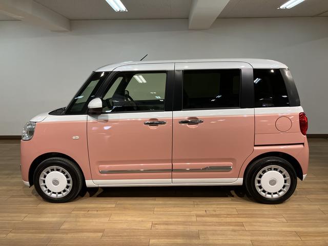 ムーヴキャンバスストライプスG 25年モデルナビ/バックカメラサポカーSワイド適合 NMZK−W75D純正ナビ バックカメラ対応 USB接続端子 電動パーキングブレーキ シートヒーター 両側オートスライドドア Pスタート ホッとカップホルダー キーフリー(大阪府)の中古車