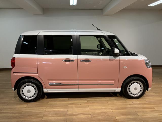 ムーヴキャンバスストライプスＧターボ　２５年モデルナビ／バックカメラ／ＡＣＣ走行無制限１年保証　両側電動スライドドア　アダプティブクルーズコントロール　前後コーナーセンサー　前席シートヒーター　ホッとカップホルダー　オートマチックハイビーム　ＬＥＤヘッドライト　スマートキー（大阪府）の中古車