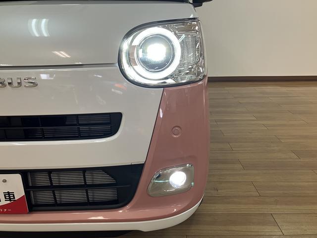 ムーヴキャンバスストライプスＧターボ／ナビ／Ｂカメラ／クルコン／両側電スラ／ターボ車／ナビ／ＢＬＵＥＴＯＯＴＨ／ＵＳＢ／バックカメラ／両側電動スライドドア／前席シートヒーター／クルーズコントロール／コーナーセンサー／スマートキー／ホットカップホルダー／ＬＥＤヘッドライト／（大阪府）の中古車