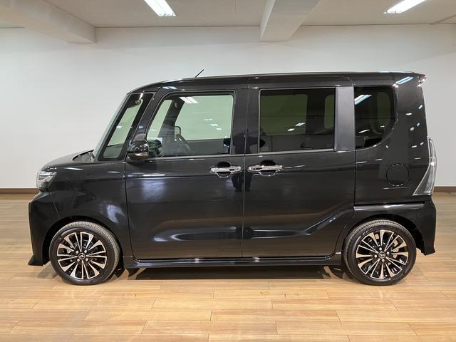 タントカスタムＲＳリミテッド／純正ナビ／ターボ／両側電動スライド／新車保証継承／純正ナビ／衝突軽減ブレーキ／ターボエンジン／両側電動スライドドア／シートヒーター／クルーズコントロール／ＥＴＣ／ＬＥＤヘッドライト・フォグ／電動Ｐブレーキ／スマートキー／オートエアコン／（大阪府）の中古車