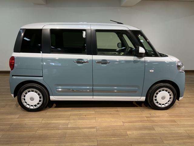 ムーヴキャンバスストライプスＧ／ナビ／バックカメラ／両側電スラ／電動Ｐ／１年間走行距離無制限保証／ナビ／ＢＬＵＥＴＯＯＴＨ／バックカメラ／両側電動スライドドア／前席シートヒーター／コーナーセンサー／スマートキー／電動パーキングブレーキ／ＬＥＤヘッドライト／オートハイビーム（大阪府）の中古車