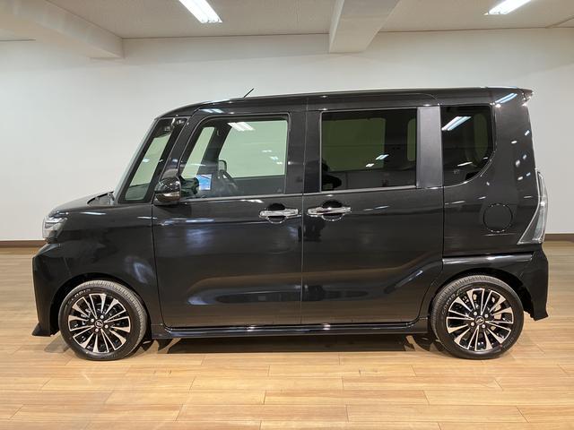 タントカスタムＲＳリミテッド／ナビ／ＥＴＣ／クルコン／両側電スラ／ターボ車／ナビ／ＢＬＵＥＴＯＯＴＨ／ＵＳＢ／ＣＤ／ＤＶＤ／バックカメラ／ＥＴＣ／前席シートヒーター／両側電動スライドドア／クルーズコントロール／電動パーキングブレーキ／スマートキー／コーナーセンサー／（大阪府）の中古車