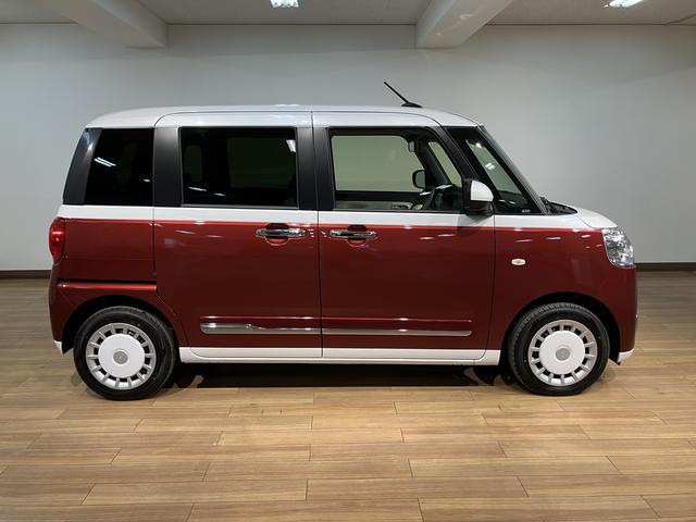 ムーヴキャンバスストライプスGターボ R7年式/ACC/バックカメラ対応走行無制限1年保証 両側電動スライドドア アダプティブクルーズコントロール 前後コーナーセンサー 前席シートヒーター ホッとカップホルダー オートマチックハイビーム LEDヘッドライト スマートキー(大阪府)の中古車