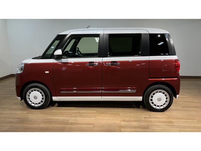 ムーヴキャンバスストライプスGターボ R7年式/ACC/バックカメラ対応走行無制限1年保証 両側電動スライドドア アダプティブクルーズコントロール 前後コーナーセンサー 前席シートヒーター ホッとカップホルダー オートマチックハイビーム LEDヘッドライト スマートキー(大阪府)の中古車