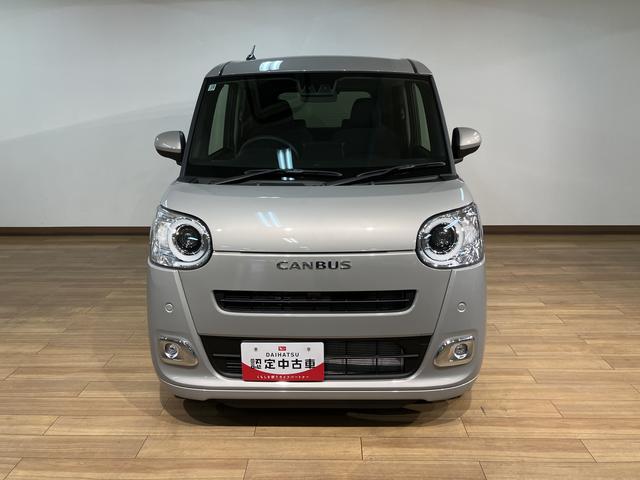 ムーヴキャンバスセオリーGターボ R7年式/ACC/両側電動スライドドアサポカーSワイド適合 USB接続端子 電動パーキングブレーキ シートヒーター 両側オートスライドドア Pスタート 全車速追従機能付ACC ホッとカップホルダー キーフリー(大阪府)の中古車