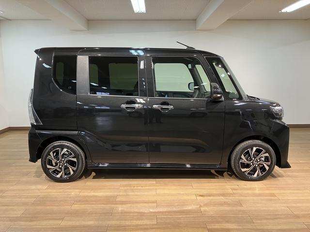 タントカスタムＸリミテッド　Ｒ７年式／ＡＣＣ／ＥＴＣ／走行２１ｋｍＡＣＣ　ＥＴＣ　スマートアシスト　バックカメラ　両側リヤパワースライドドア　プッシュボタンエンジンスタート　シートヒーター　ＬＥＤヘッドライト　アルミホイール　オートエアコン　オートライト（大阪府）の中古車