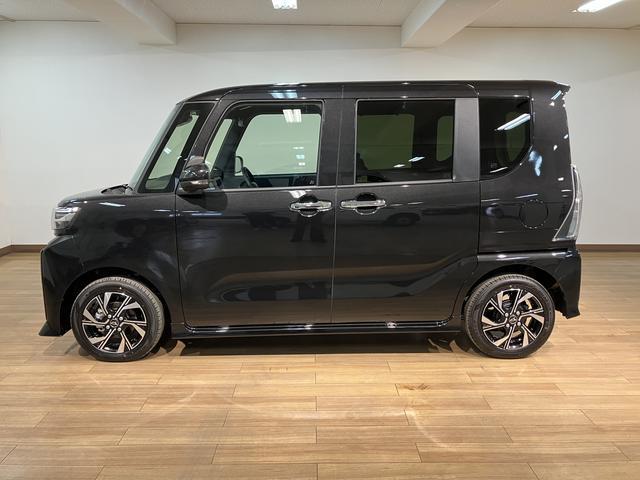 タントカスタムＸリミテッド　Ｒ７年式／ＡＣＣ／ＥＴＣ／走行２１ｋｍＡＣＣ　ＥＴＣ　スマートアシスト　バックカメラ　両側リヤパワースライドドア　プッシュボタンエンジンスタート　シートヒーター　ＬＥＤヘッドライト　アルミホイール　オートエアコン　オートライト（大阪府）の中古車