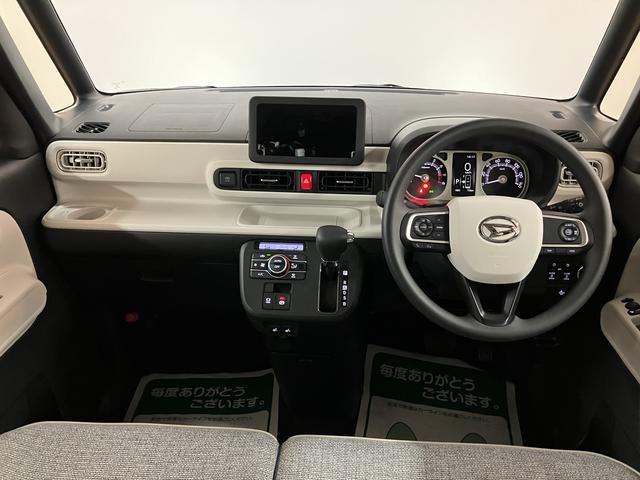 ムーヴキャンバスストライプスＧターボ　Ｒ７年式／ＡＣＣ／バックカメラ対応サポカーＳワイド適合　バックカメラ対応　ＵＳＢ接続端子　電動パーキングブレーキ　シートヒーター　両側オートスライドドア　Ｐスタート　全車速追従機能付ＡＣＣ　ホッとカップホルダー　キーフリー（大阪府）の中古車