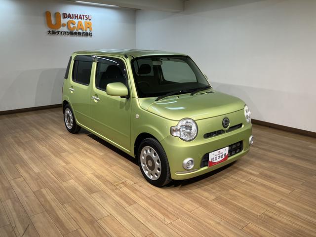 ミラココアココアＸ／走行１．５万キロ／車検整備渡し／１年保証付／走行１．５万キロ／車検整備渡し／１年間走行距離無制限保証／ナビ／ＥＴＣ／運転席シートリフター／チルトステアリング／革巻きステアリングホイール／ブラックインテリア／フォグランプ／オートエアコン／（大阪府）の中古車