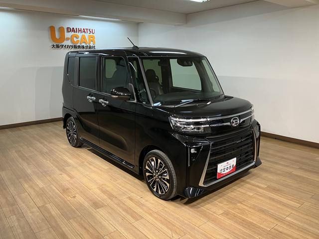 タントカスタムＲＳリミテッド　２５年ナビ／ＡＣＣ／ＥＴＣ／Ｂカメラターボ　スマートアシスト　ＡＣＣ　ＥＴＣ　バックカメラ　両側リヤパワースライドドア　プッシュボタンエンジンスタート　シートヒーター　ＬＥＤヘッドライト　アルミホイール　オートエアコン　オートライト（大阪府）の中古車