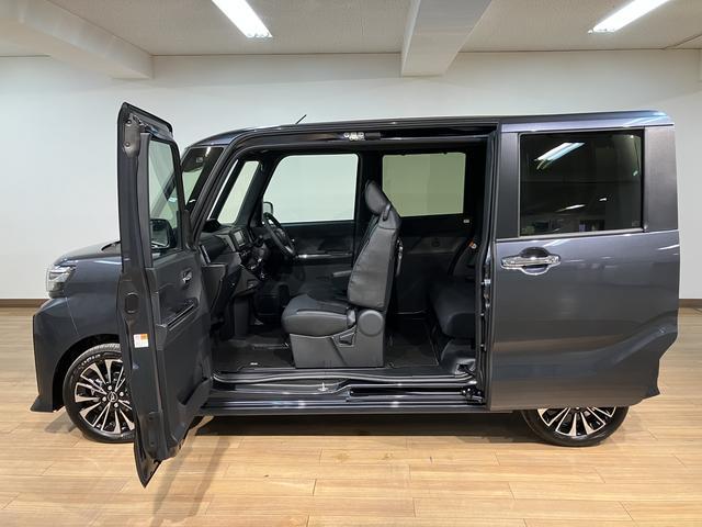 タントカスタムＲＳリミテッド　２５年ナビ／ＡＣＣ／ＥＴＣ／Ｂカメラ届出済未使用車・ターボエンジン・純正メモリーナビ・バックカメラ・ＥＴＣ・クルーズコントロール・両側電動スライドドア・シートヒーター　・電動パーキング・ＬＥＤヘッドライト・衝突回避支援ブレーキ（大阪府）の中古車