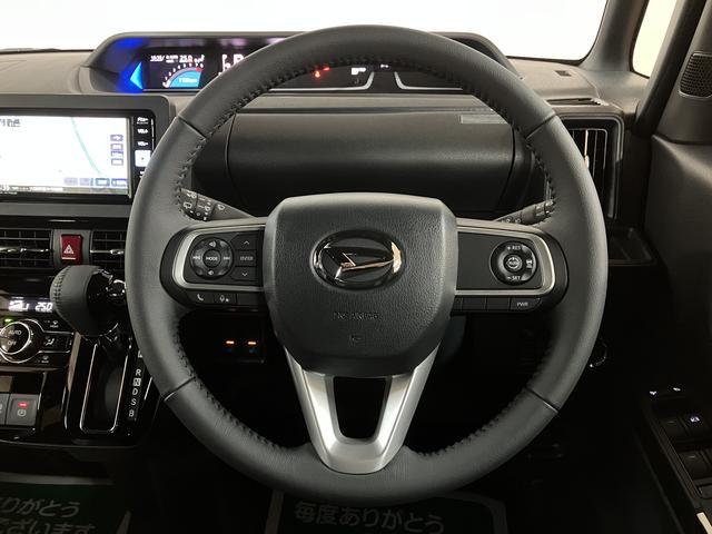 タントカスタムＲＳリミテッド　２５年ナビ／ＡＣＣ／ＥＴＣ／Ｂカメラ届出済未使用車・ターボエンジン・純正メモリーナビ・バックカメラ・ＥＴＣ・クルーズコントロール・両側電動スライドドア・シートヒーター　・電動パーキング・ＬＥＤヘッドライト・衝突回避支援ブレーキ（大阪府）の中古車