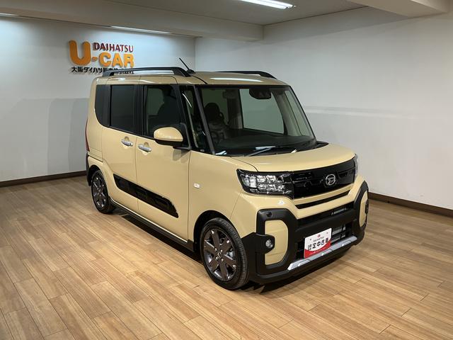 タントファンクロスターボリミテッド R7年式/クルコン/ナビ/衝突被害軽減ブレーキ コーナーセンサー バックカメラ(ナビ装着時用) 両側電動スライドドア 前席シートヒーター 電動パーキングブレーキ LED オートライト オートエアコン スマートキー エコアイドル(大阪府)の中古車