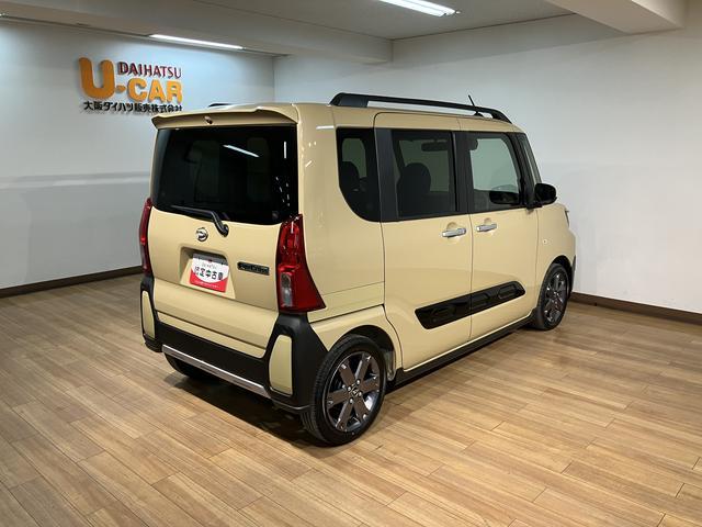 タントファンクロスターボリミテッド　Ｒ７／１３キロ／ナビ／Ｂカメラ新車保証／コーナーセンサー／ＥＴＣ／ナビ／バックカメラ／フルセグＴＶ／Ｂｌｕｅｔｏｏｔｈ／ＵＳＢ／衝突軽減ブレーキ／ＥＴＣ／前席シートヒーター／電動パーキングブレーキ／ブレーキホールド／ＬＥＤライト（大阪府）の中古車