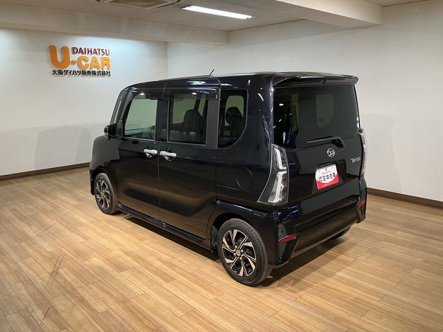 タントカスタムＸ　９インチナビ　前後ドラレコ　ＥＴＣスマートアシスト　パノラマモニター　両側リヤパワースライドドア　プッシュボタンエンジンスタート　シートヒーター　ＬＥＤヘッドライト　アルミホイール　オートエアコン　オートライト　ＡＢＳ（大阪府）の中古車